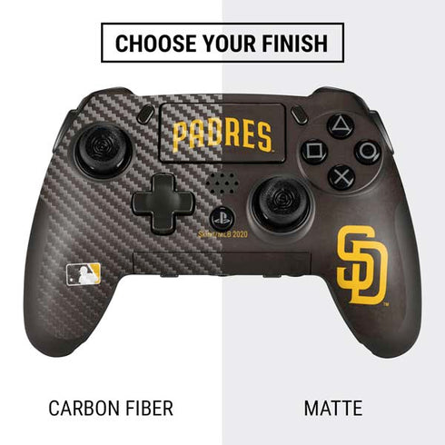 MLB San Diego Padres - Solid Distressed PlayStation Scuf Vantage 2 Controller Skin